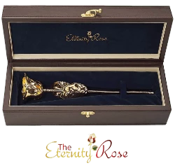 Gold-dipped rose